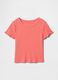 T-shirt con volant_0