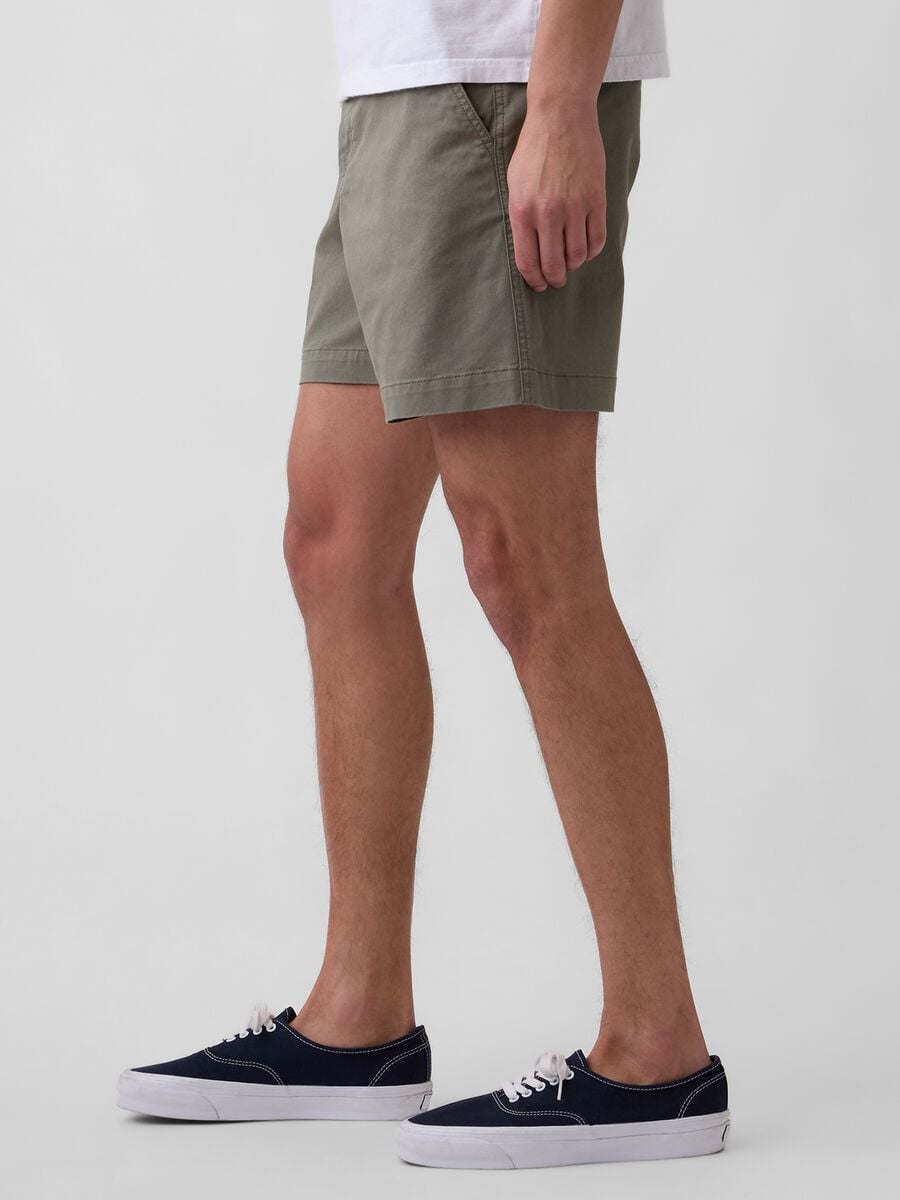 Stretch cotton shorts Man_3