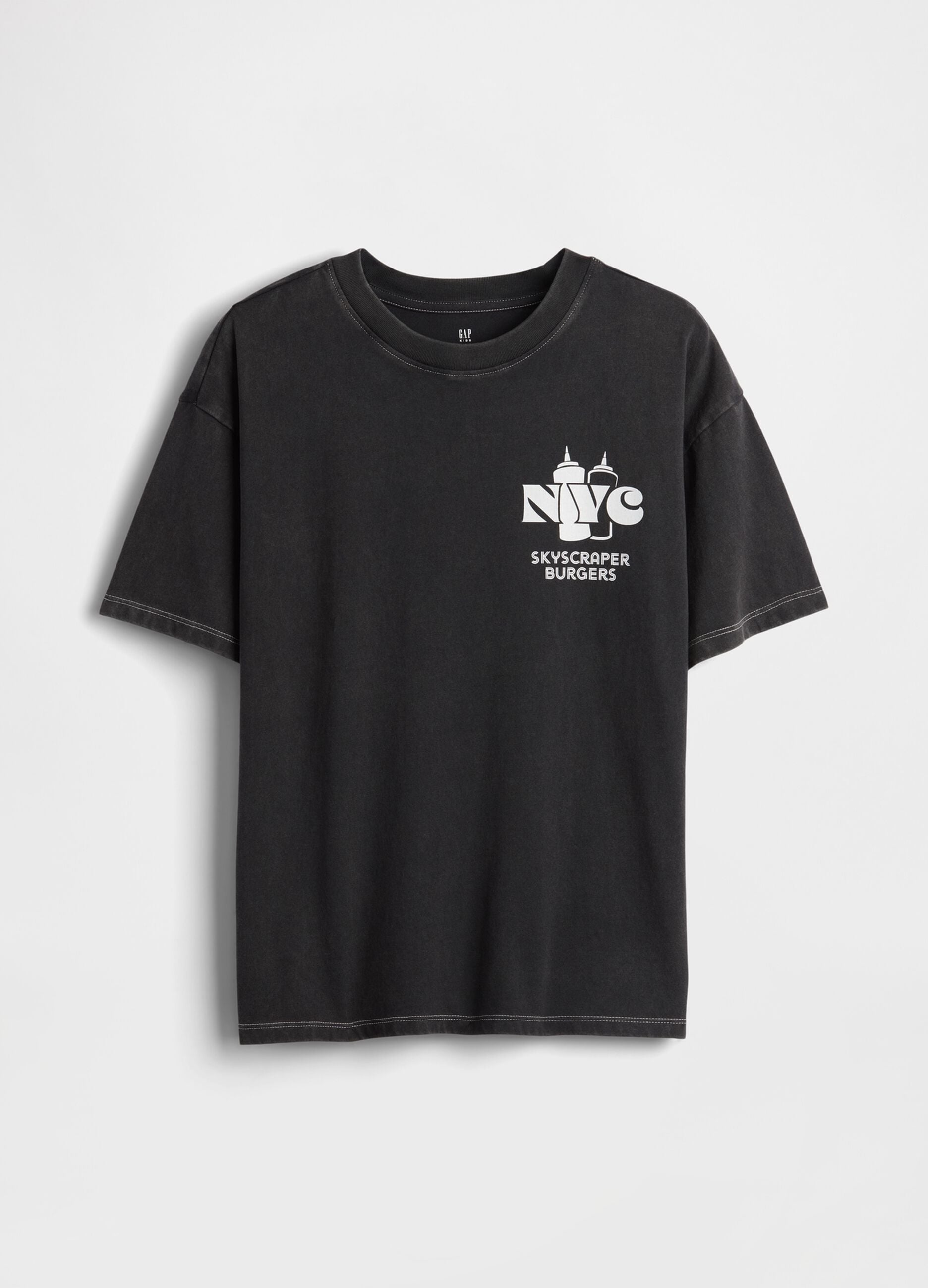 T-shirt a maniche corte in puro cotone