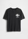 T-shirt a maniche corte in puro cotone_0