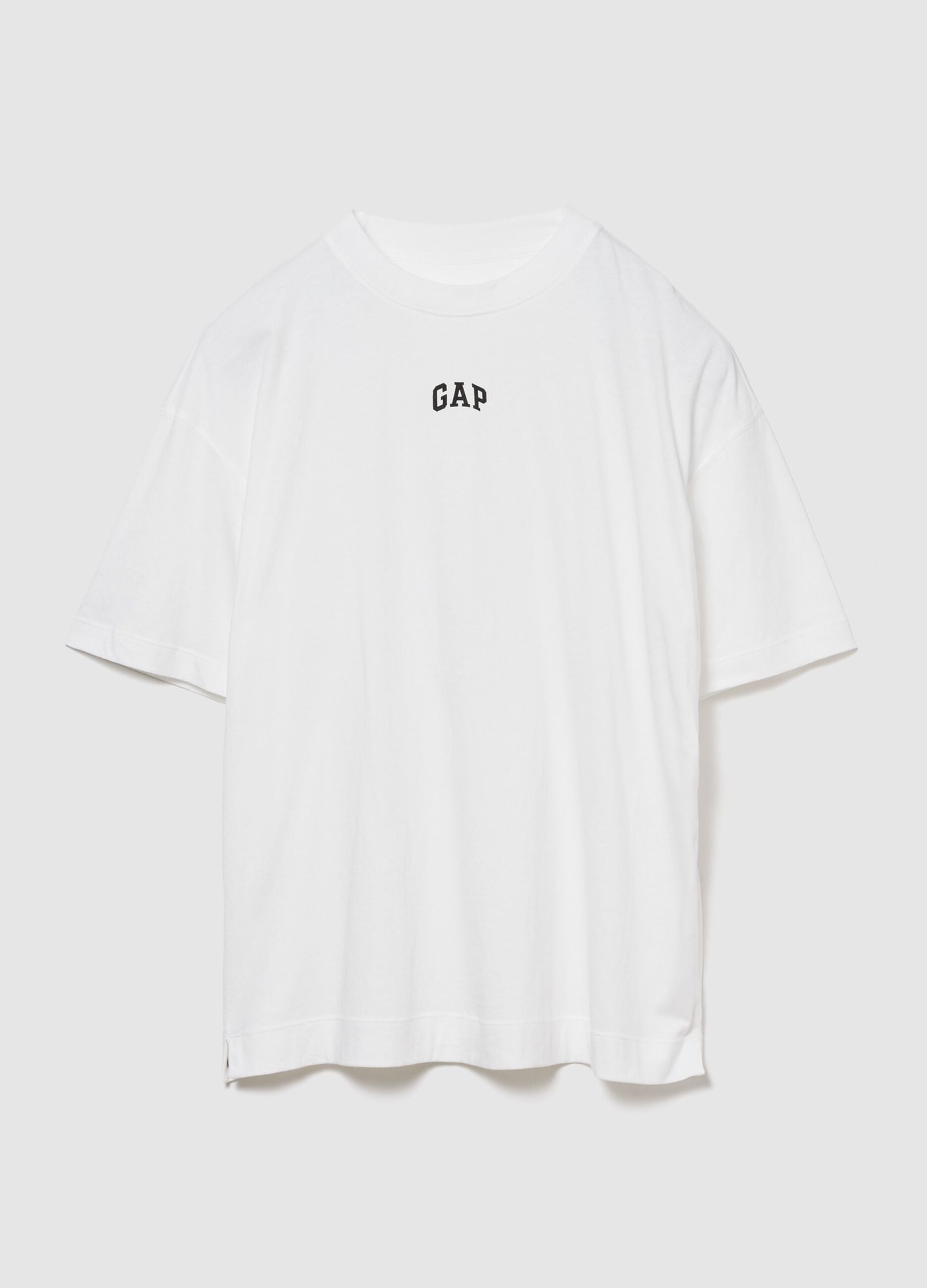 T-shirt a maniche corte in puro cotone con logo GAP