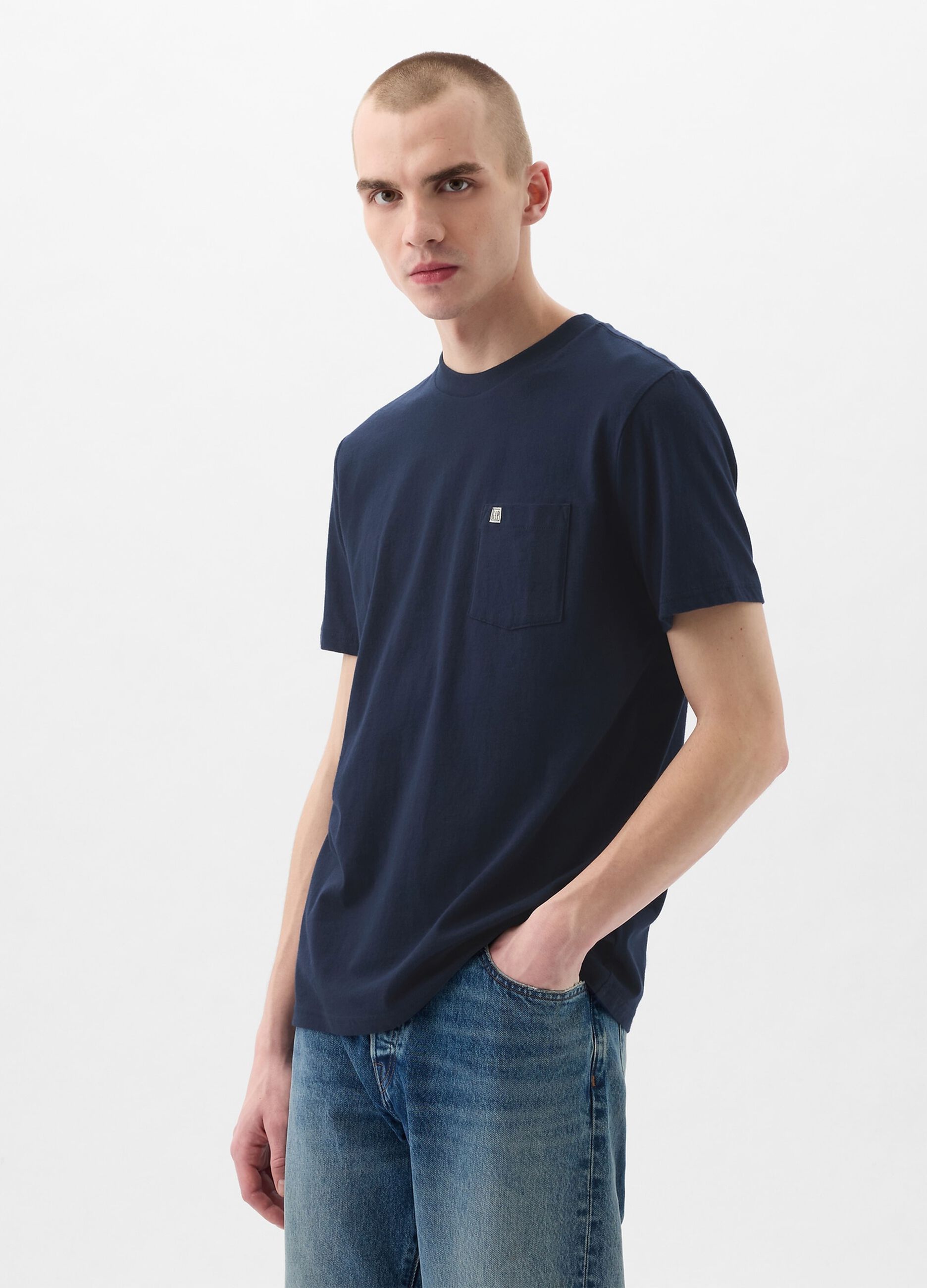 Cotton T-shirt with pocket_1