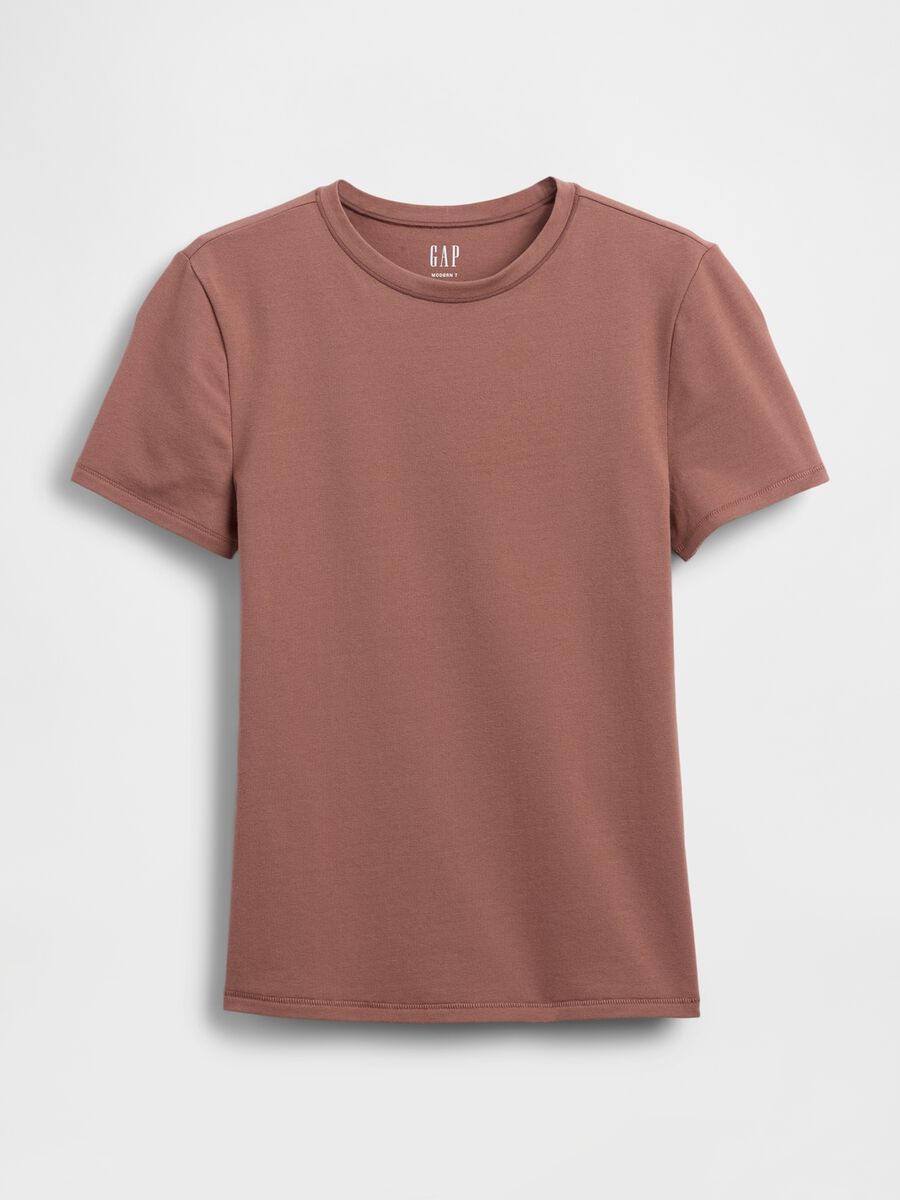 T-shirt marrone elasticizzata Donna_4