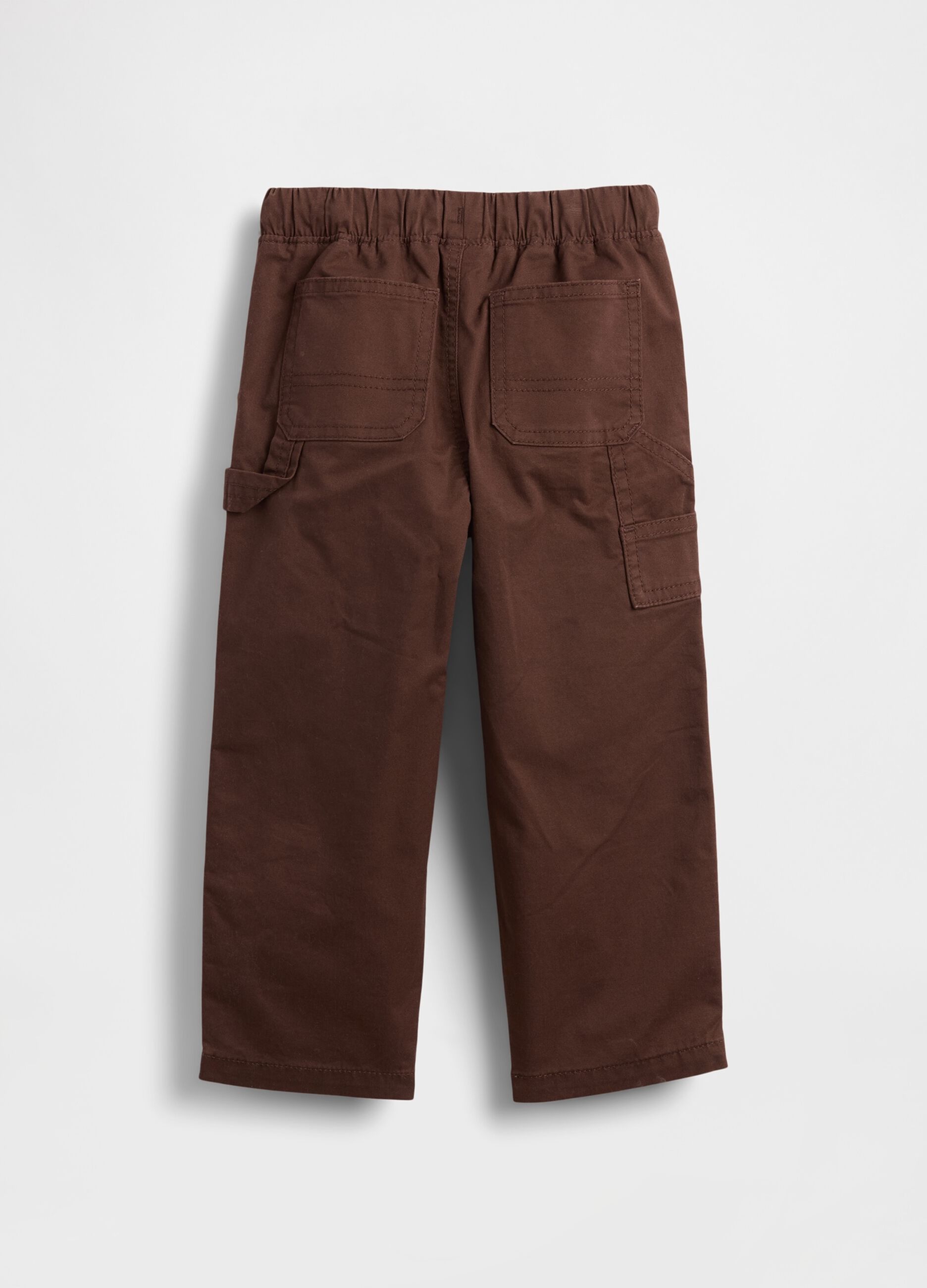 Brown Stretch Trousers for Boys