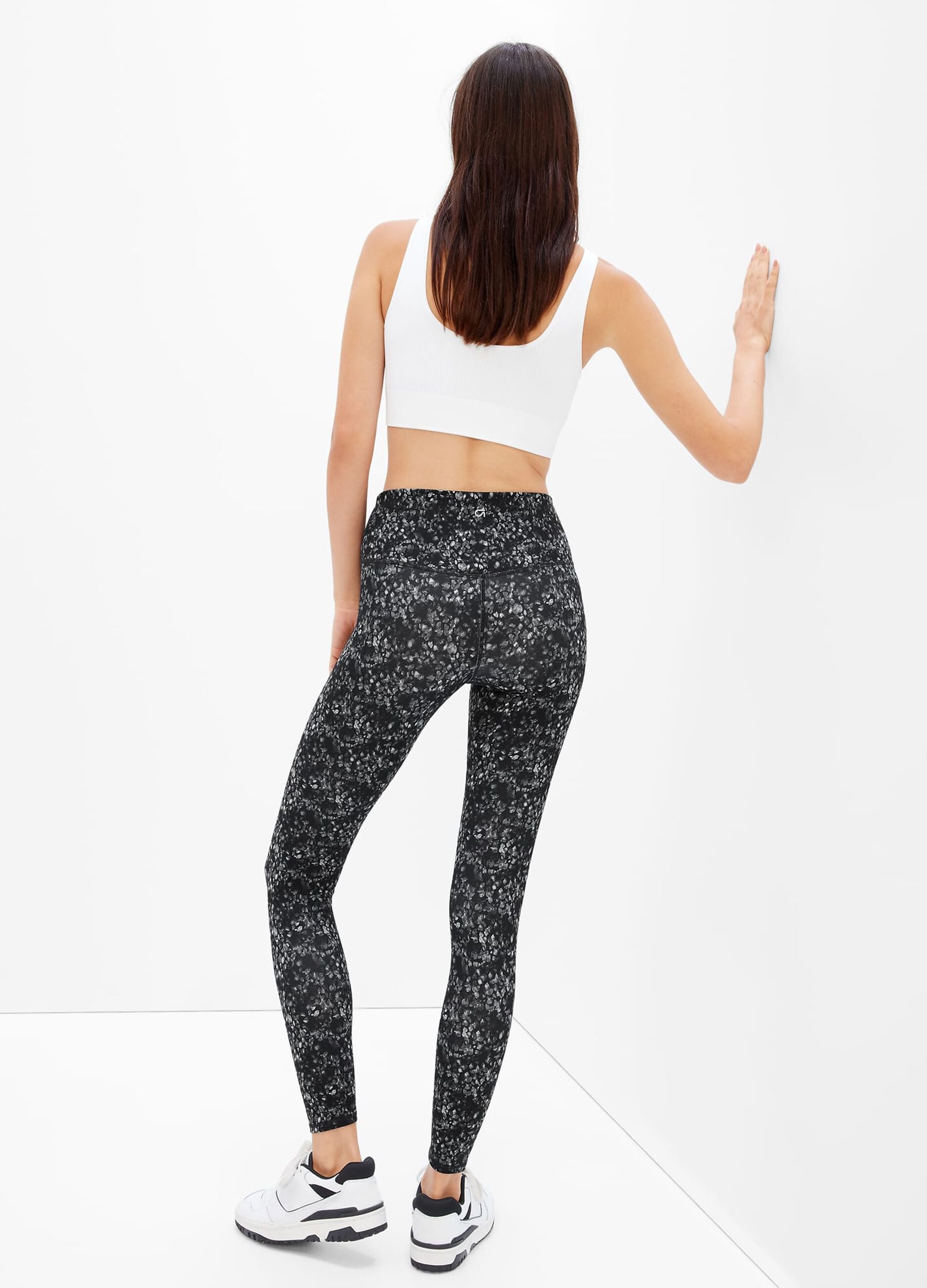 Leggings con stampa maculata_1