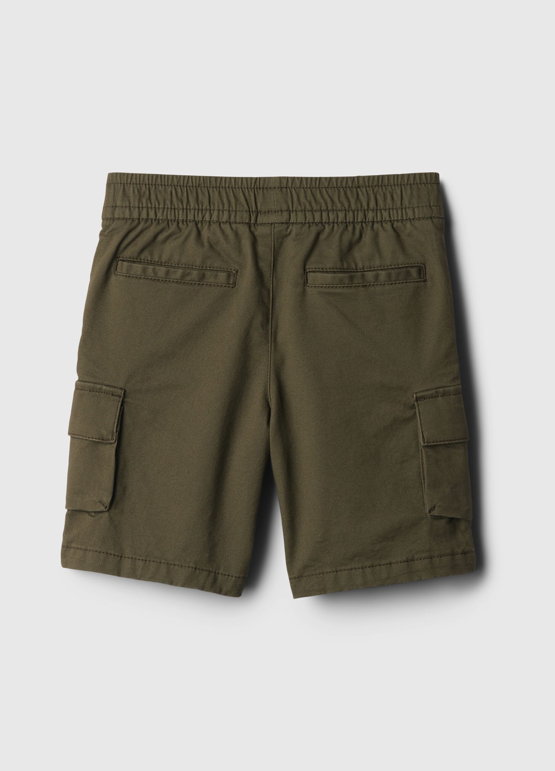 Cargo Bermuda shorts with drawstring_1