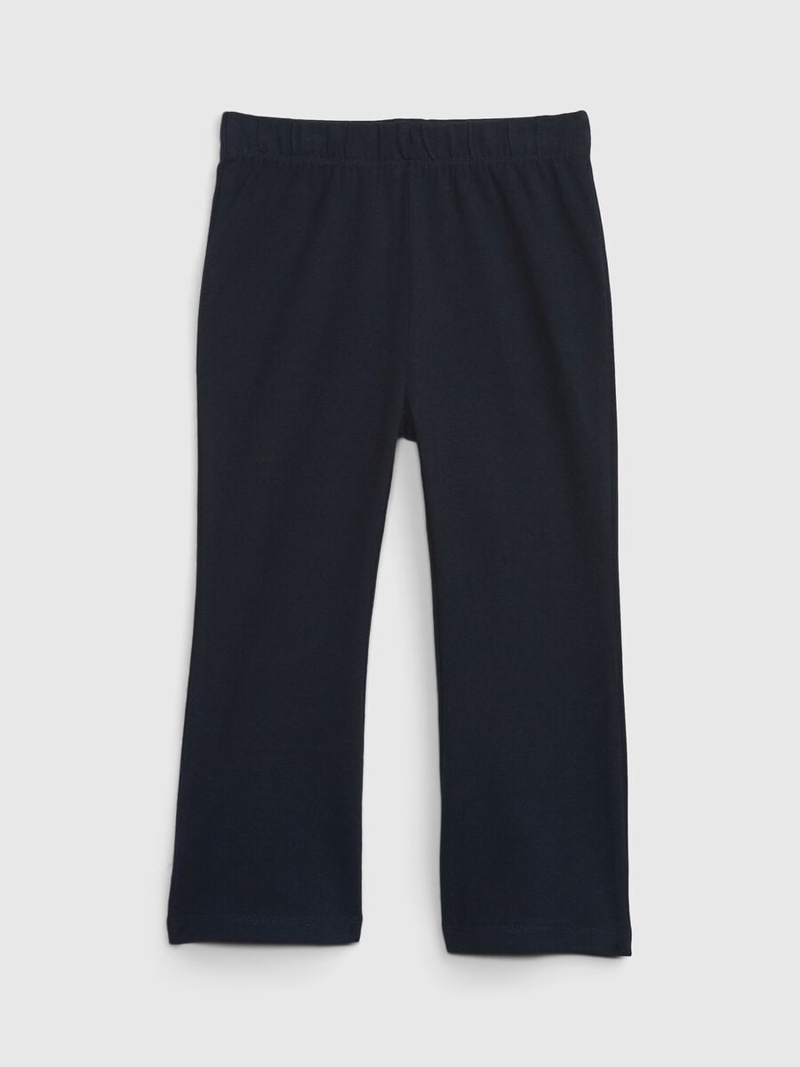 Leggings flare fit in cotone stretch Bimba_0