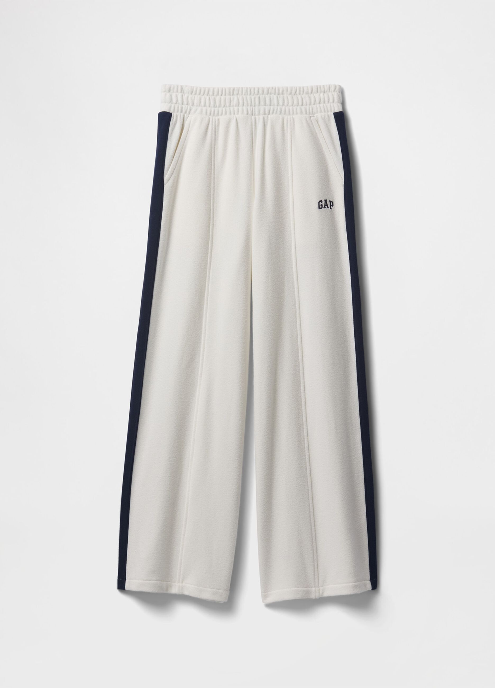 Pantaloni larghi bianchi GAP Kids_4