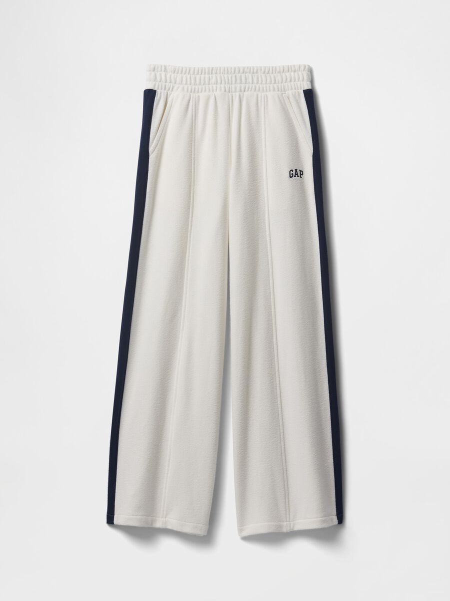 Pantaloni larghi bianchi GAP Kids Bambina_4