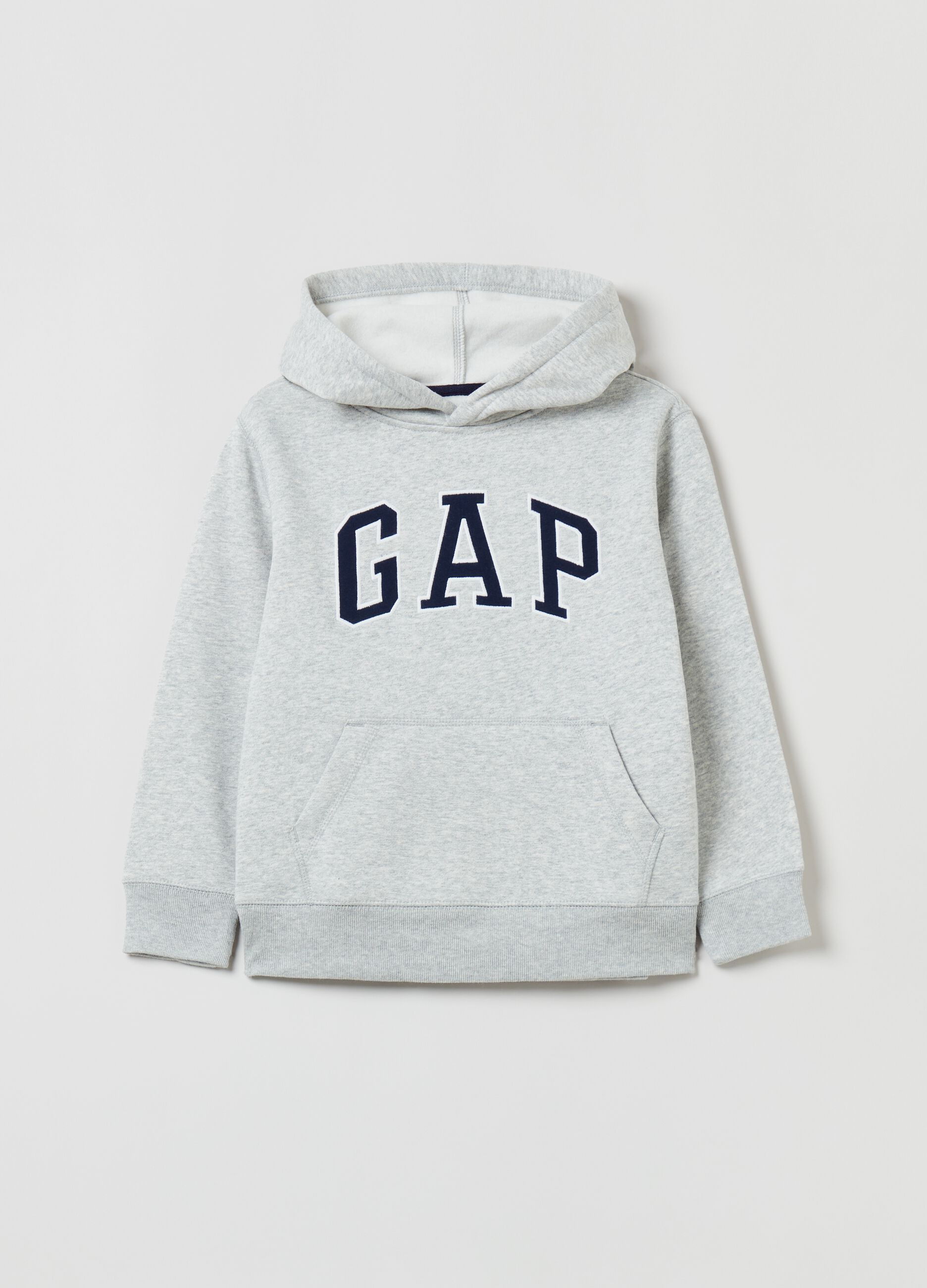 Felpa con cappuccio e ricamo logo