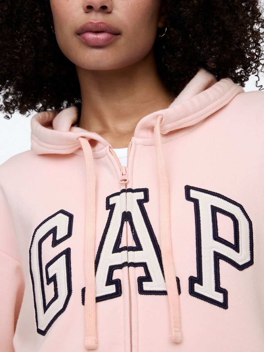 Hooded Full-Zip Sweatshirt Woman_3