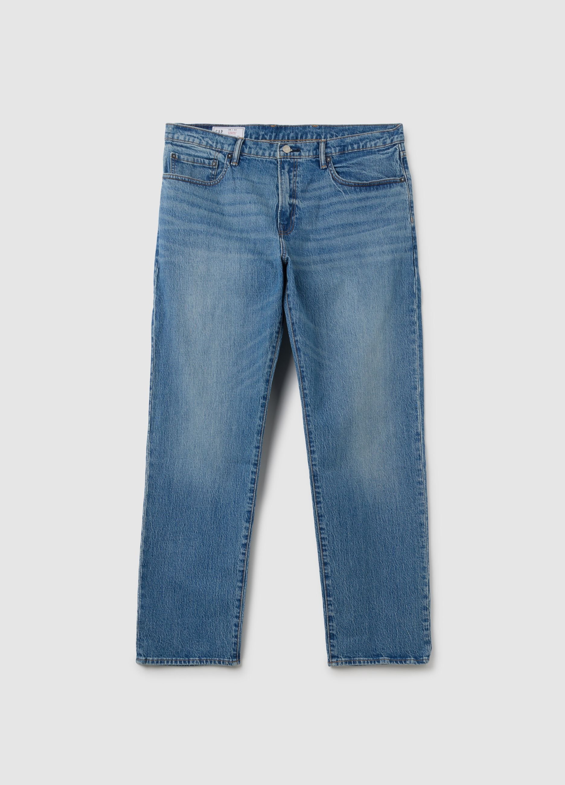 Straight-fit jeans with mid-rise waist_3