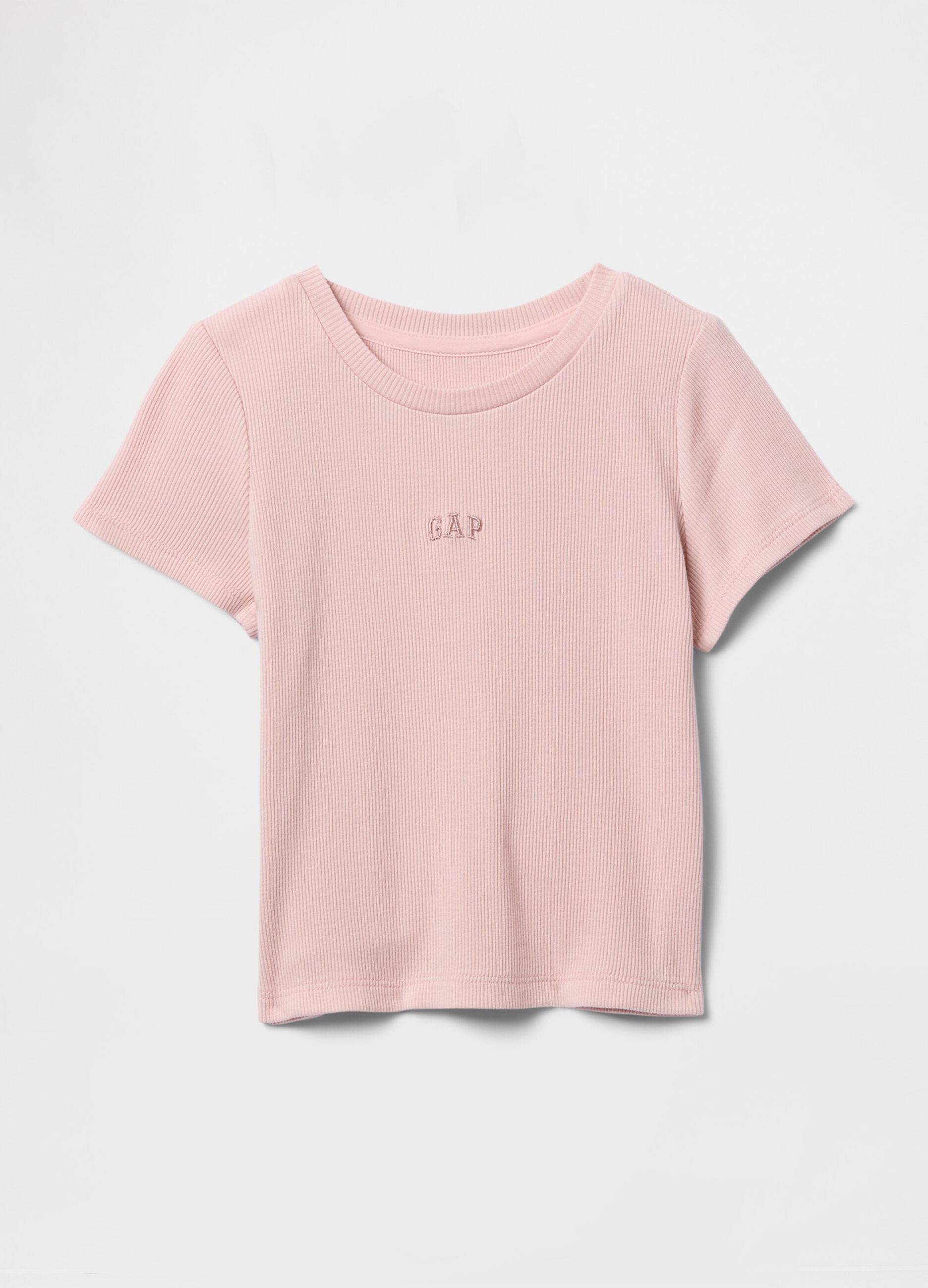 T-shirt a maniche corte rosa in cotone GAP Kids