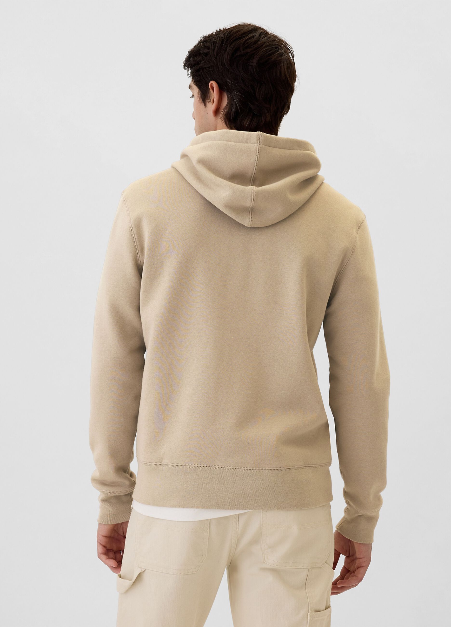 Full-zip sweatshirt with hood and logo embroidery_2