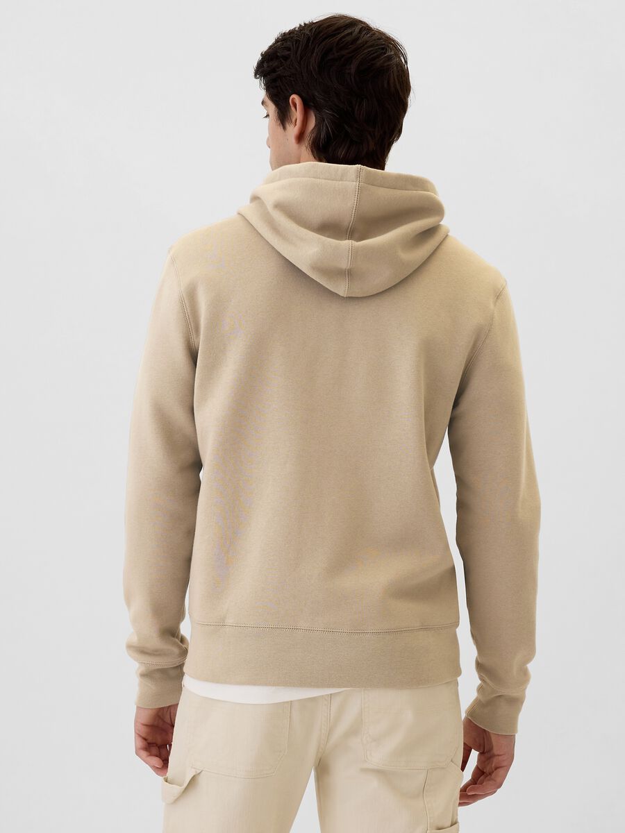 Full-zip con cappuccio e ricamo logo Uomo_2