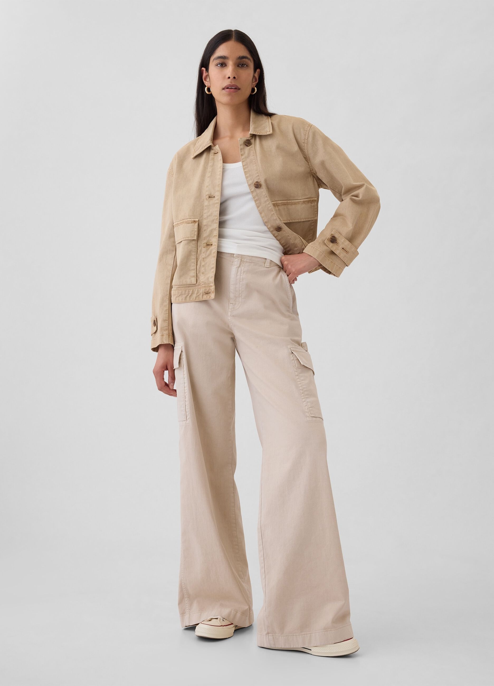 Pantalone cargo baggy fit