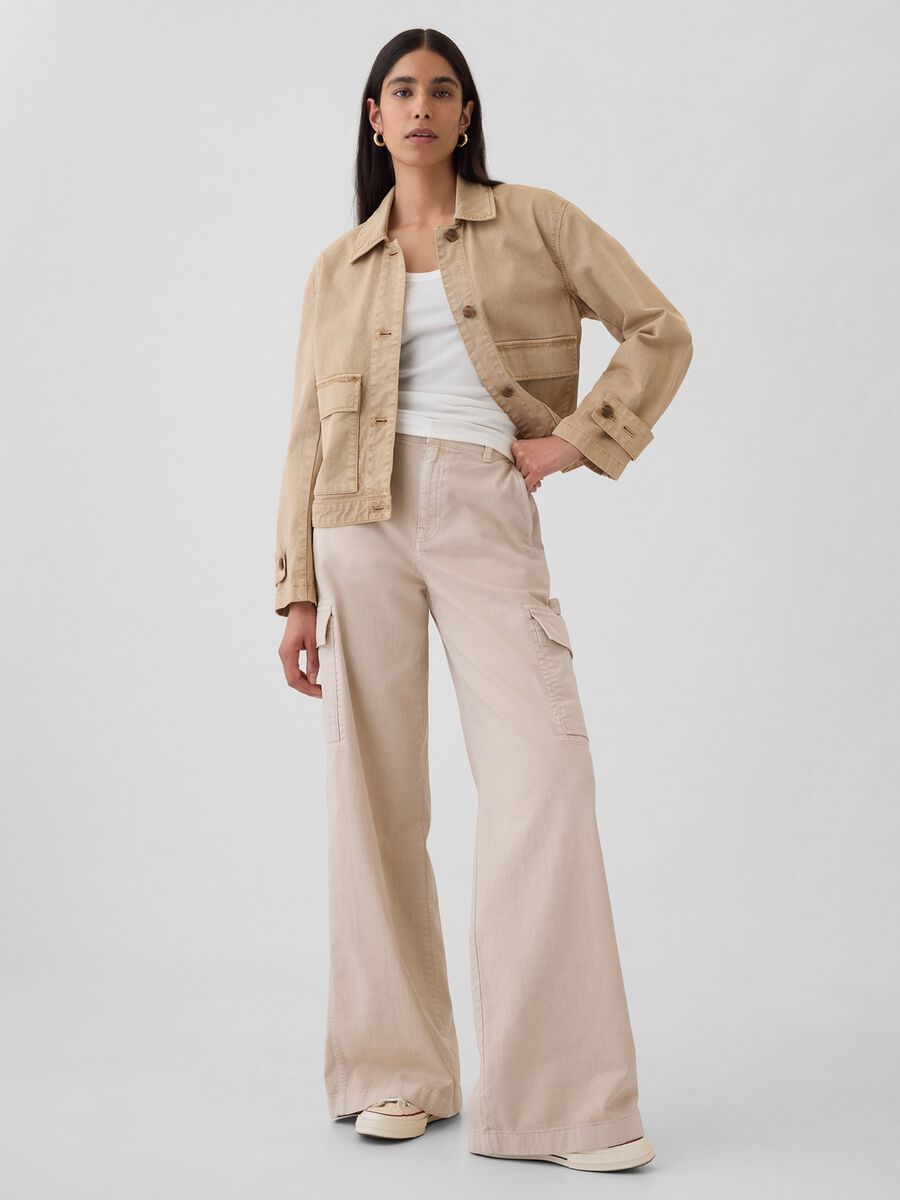Pantalone cargo baggy fit Donna_0
