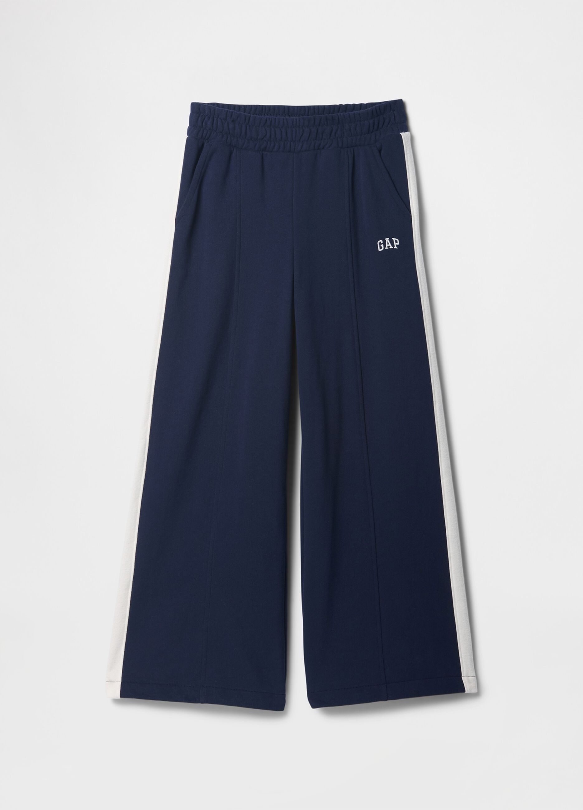 Pantaloni wide leg blu GAP Kids_4