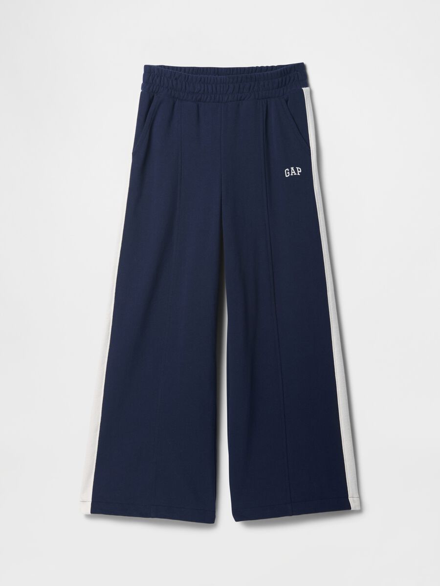 Pantaloni wide leg blu GAP Kids Bambina_4