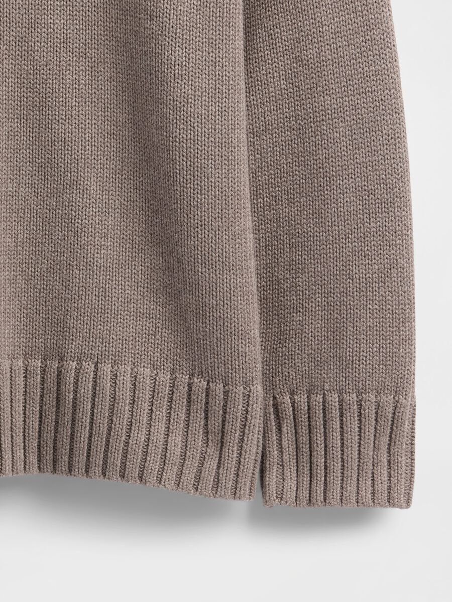 Brown Cotton Sweater Woman_4