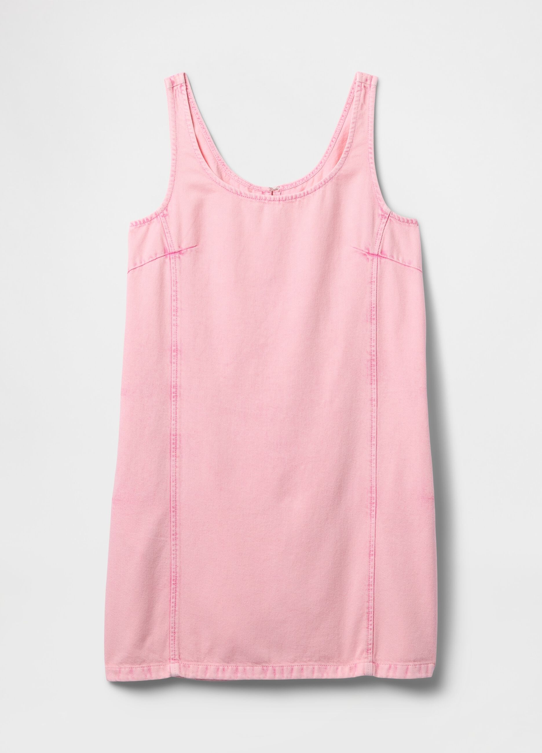 Abito estivo rosa senza maniche_6
