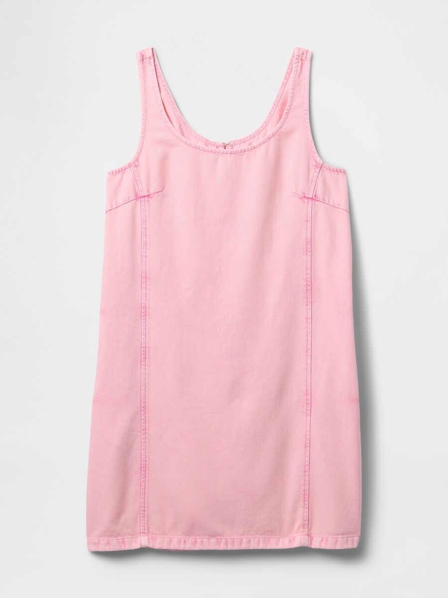 Abito estivo rosa senza maniche Donna_6
