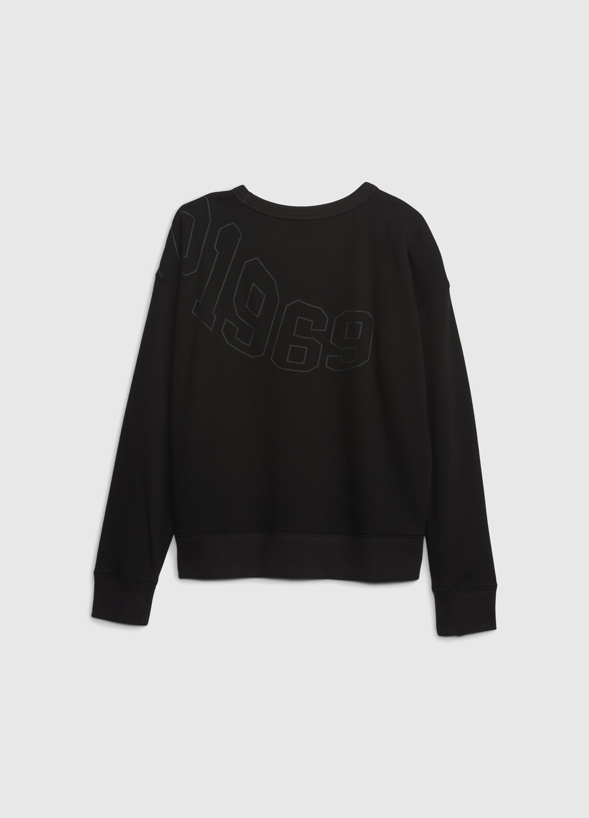 Loose-fit sweatshirt with logo print_1