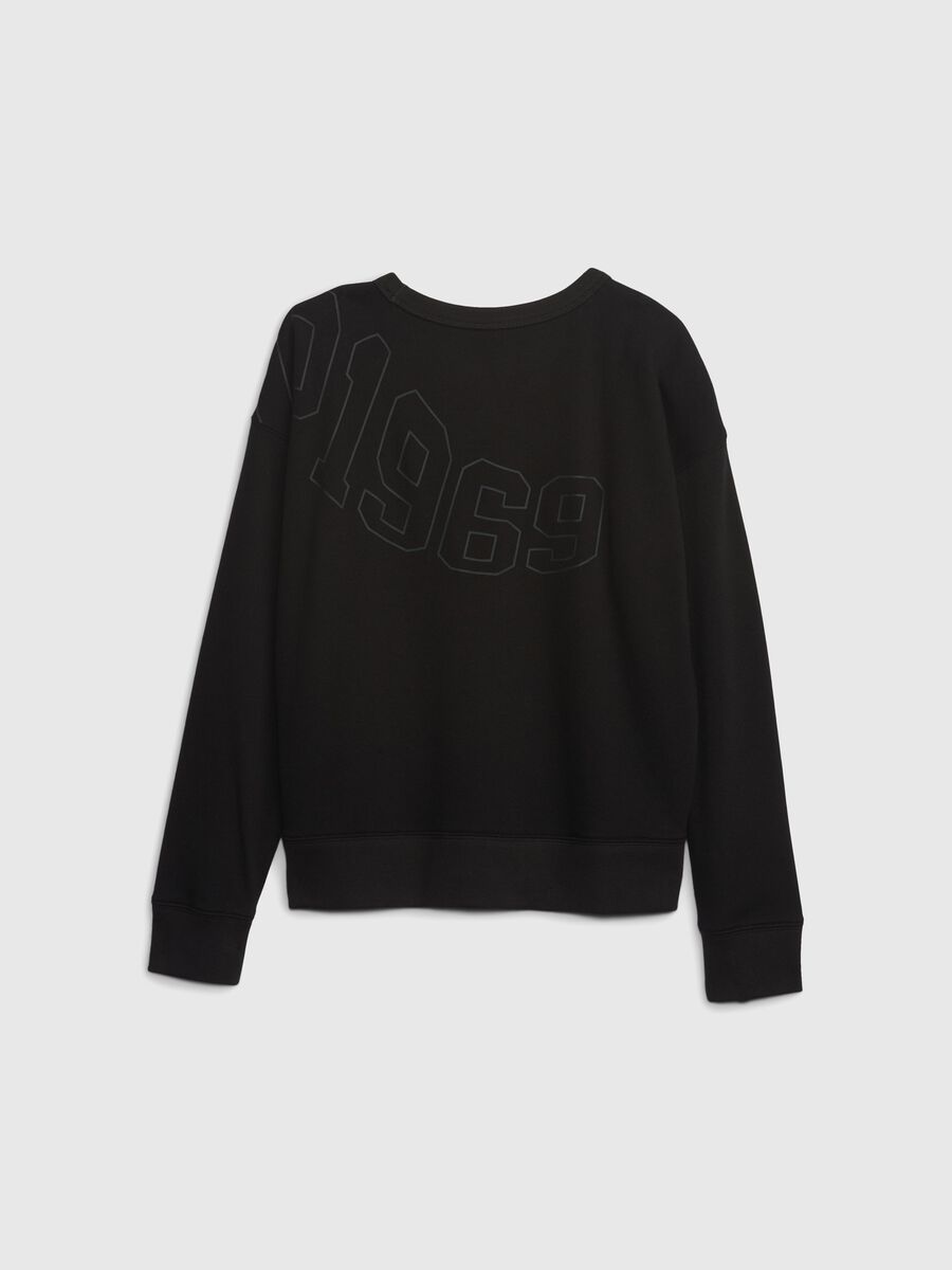 Loose-fit sweatshirt with logo print Boy_1