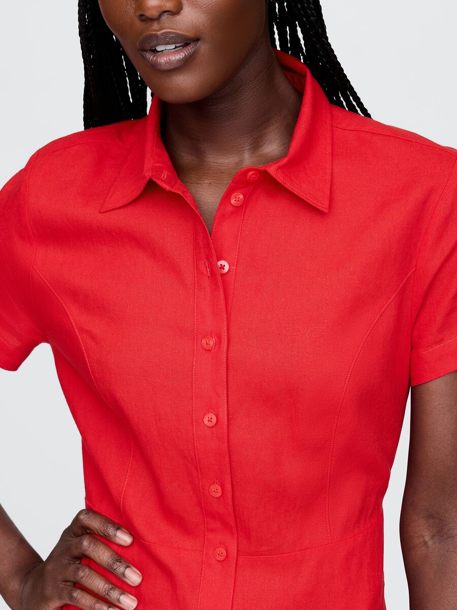 Abito rosso lungo Gap Donna_2