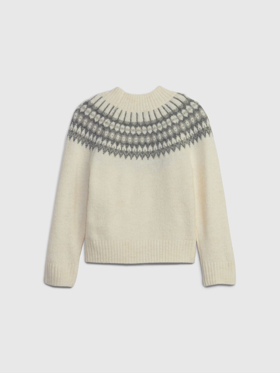 Pullover con lavorazione Fair Isle Bimba_3