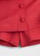 Gonna in misto lino rossa regular fit_4