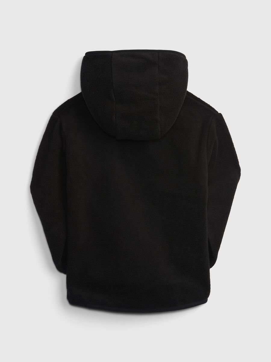 Full-zip in pile con ricamo logo Bimbo_1