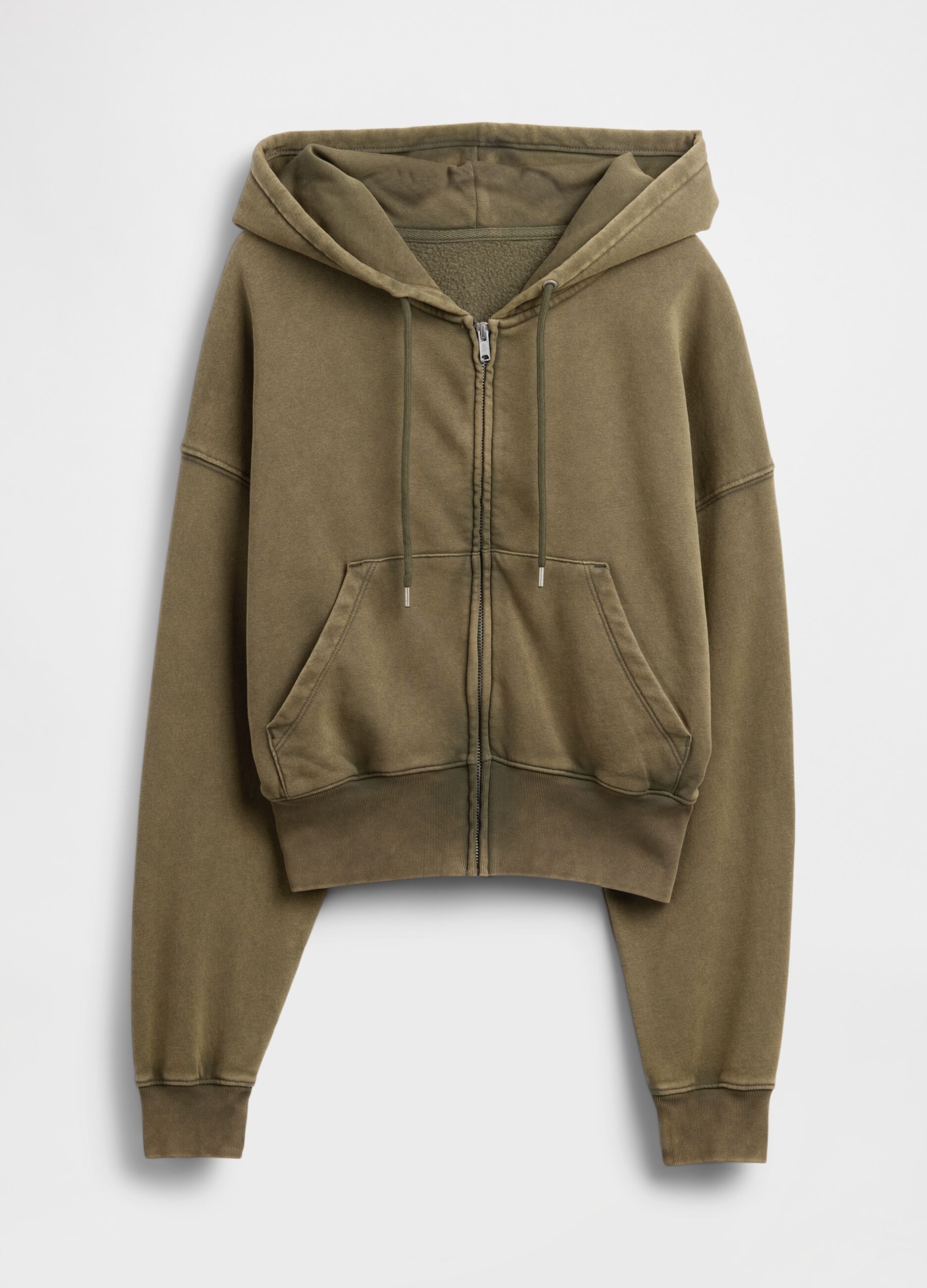 Green Hoodie with Zip