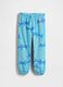 Pantaloni jogger in misto cotone con stampa squali_0