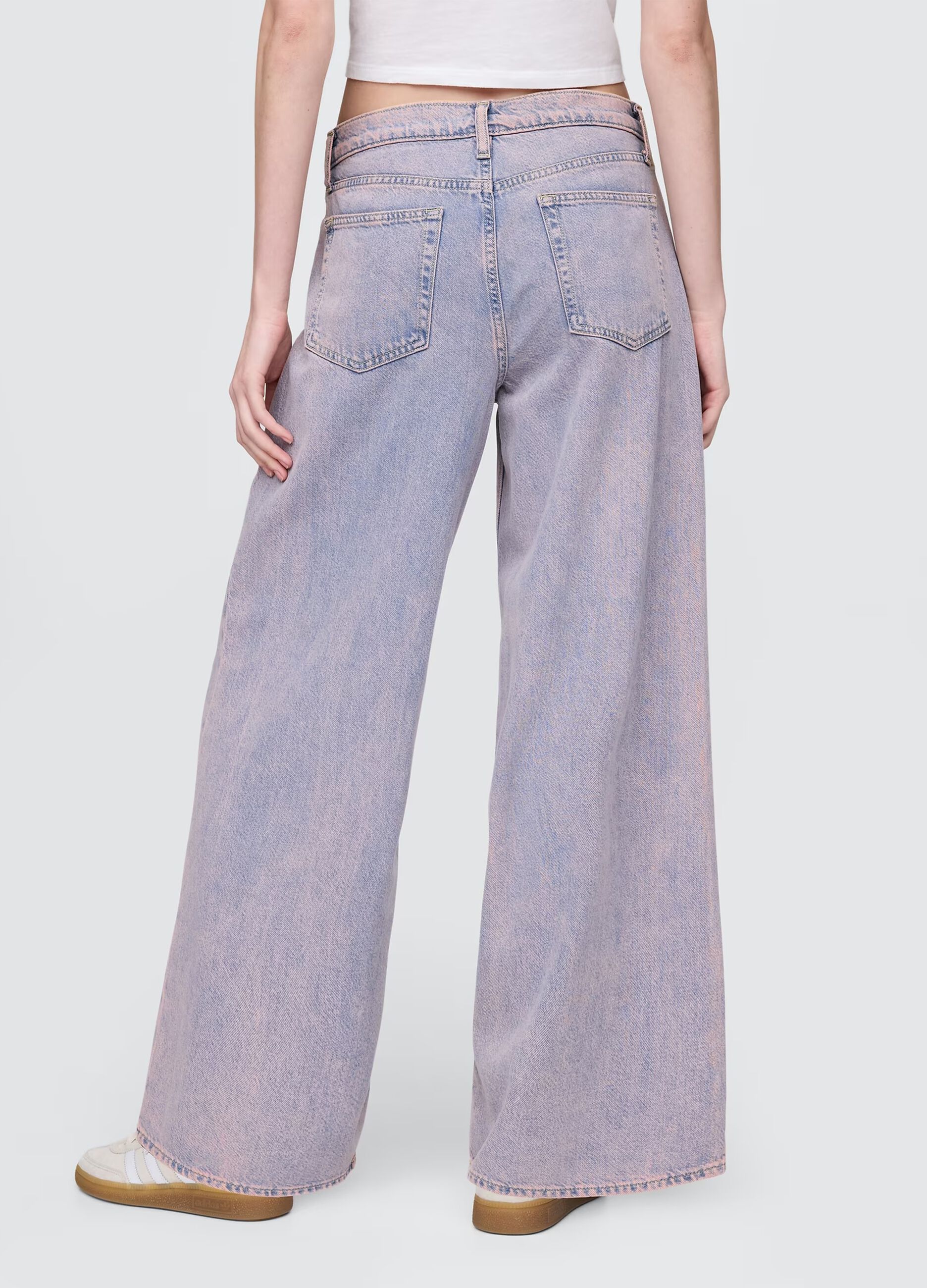 Pantaloni a gamba larga in cotone e Lyocell_2
