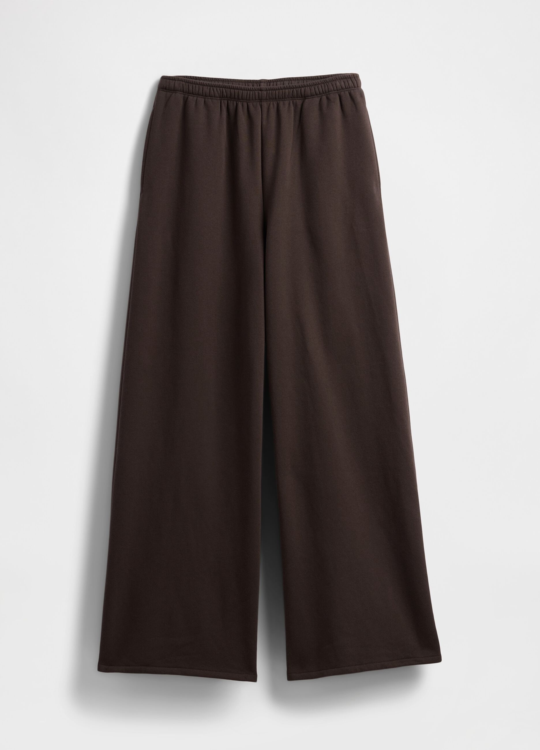 Brown Cotton Blend Trousers