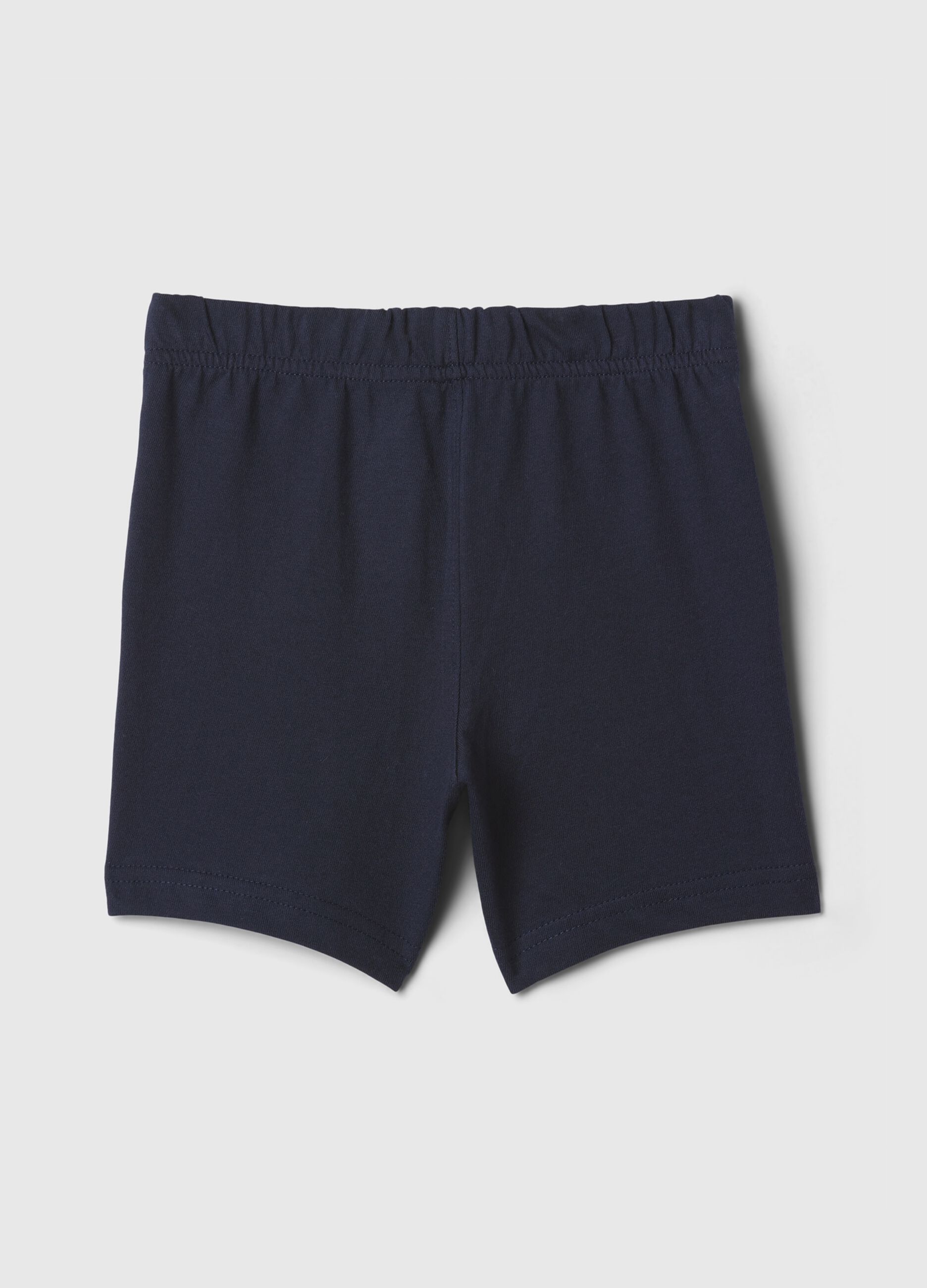 Bermuda in cotone con coulisse_1