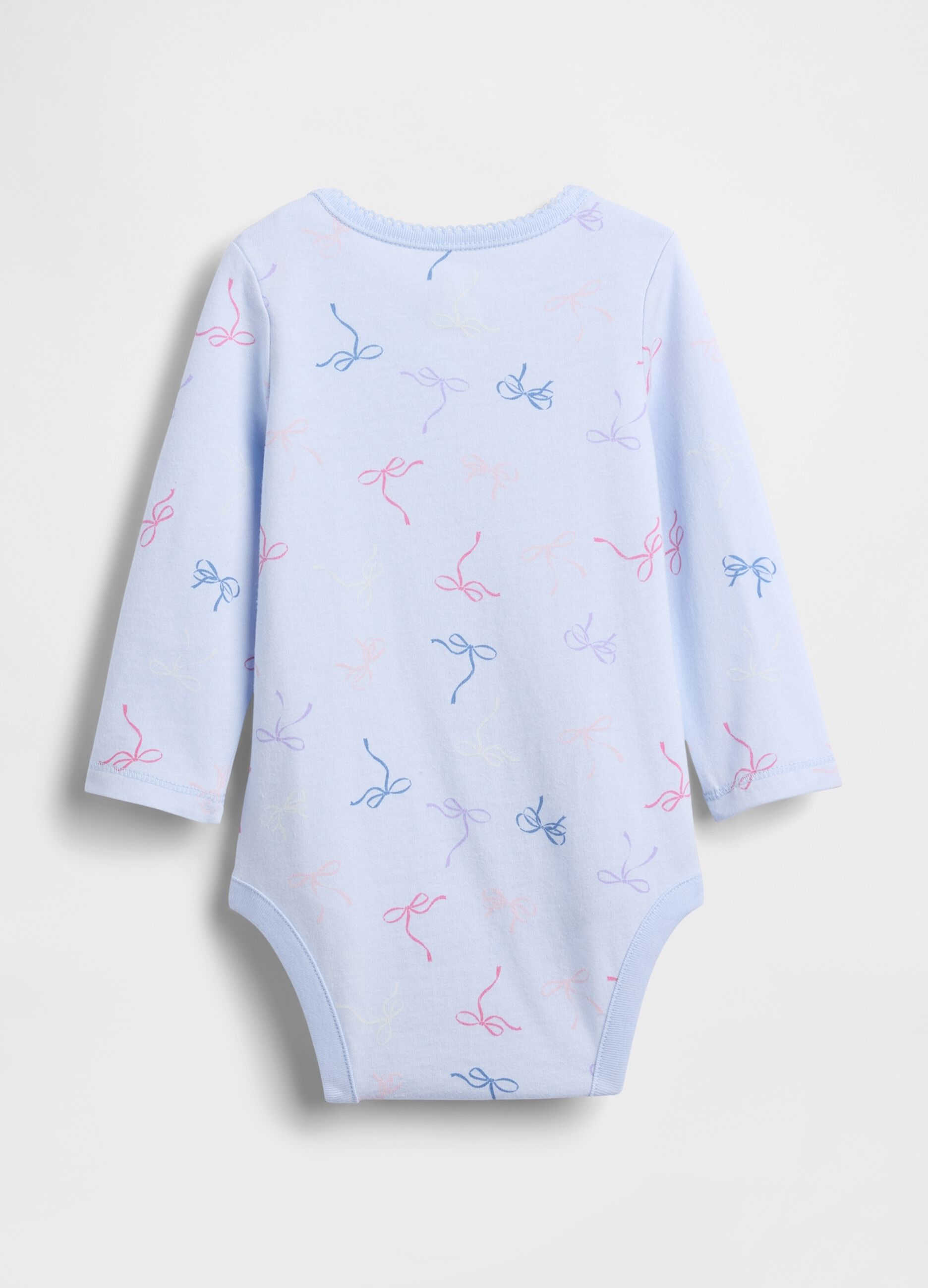 Body azzurro in cotone