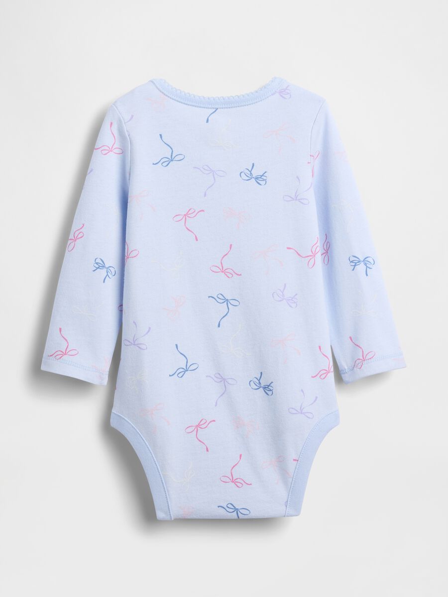 Body azzurro in cotone Neonato_1