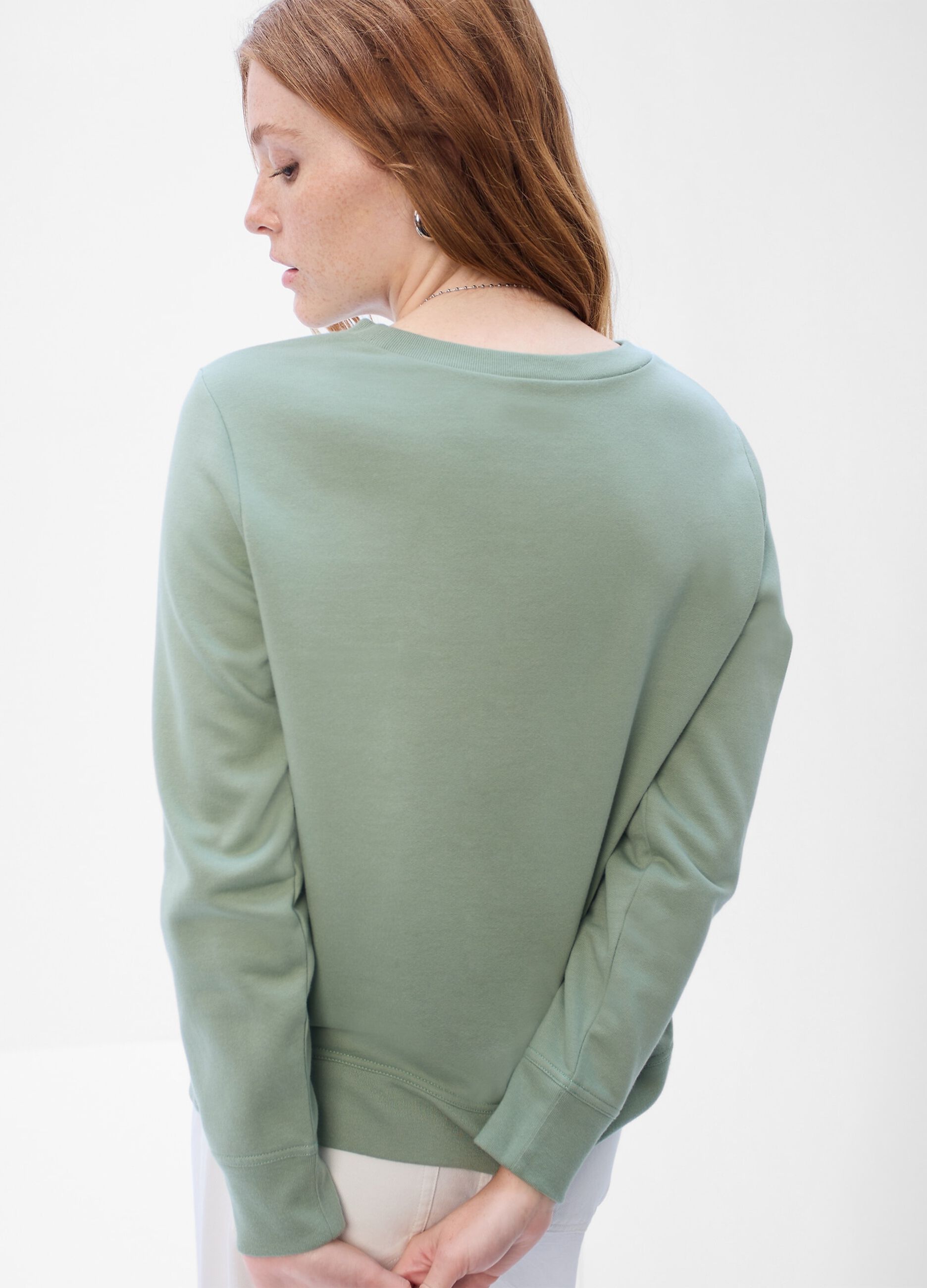Sweatshirt with maxi logo print_1