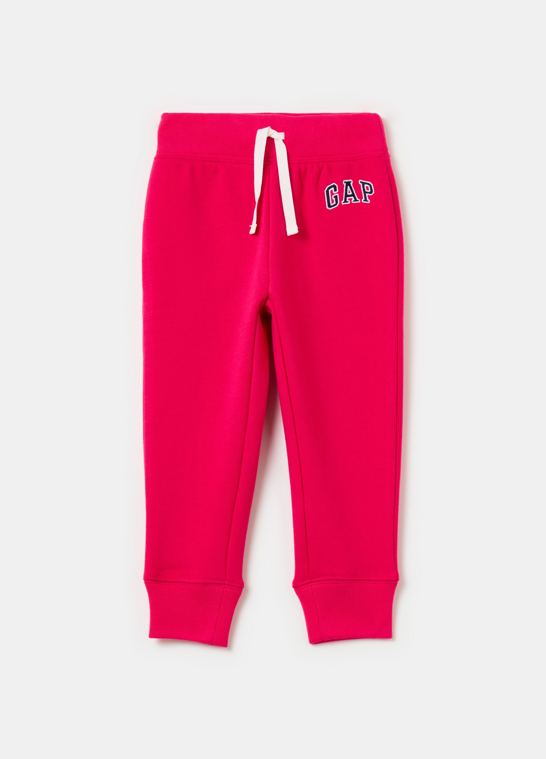 Joggers in felpa con ricamo logo