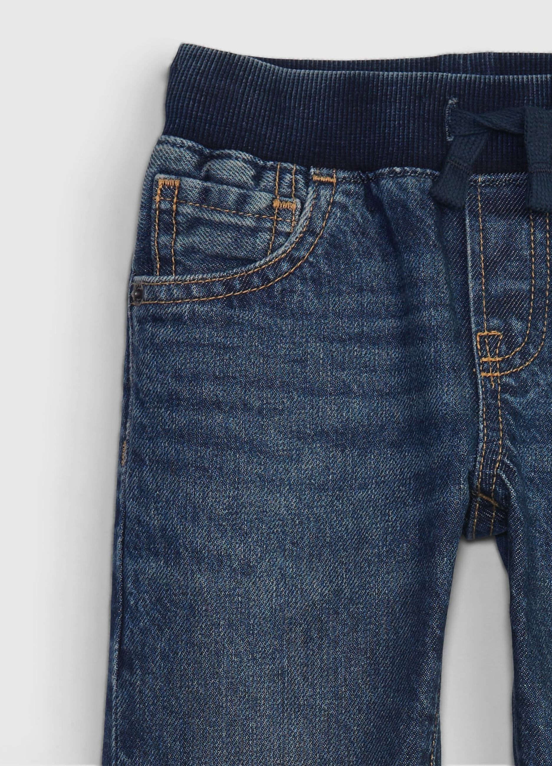 Pantaloni denim blu per bambino_2