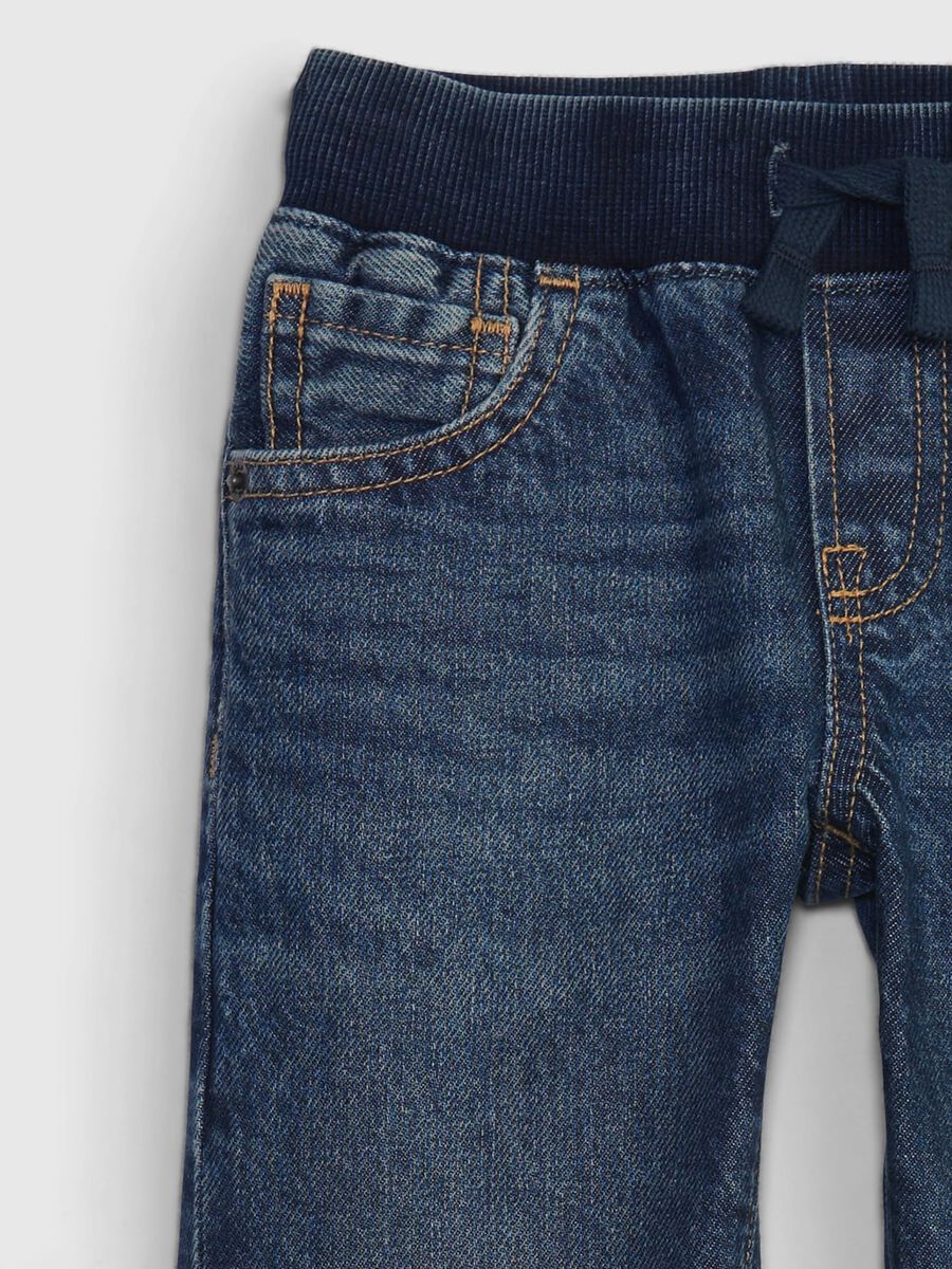 Pantaloni denim blu per bambino Bimbo_2