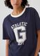 T-shirt in cotone bio stampa logo Athletic Dept._3