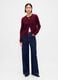 Cardigan viola in misto cotone_0