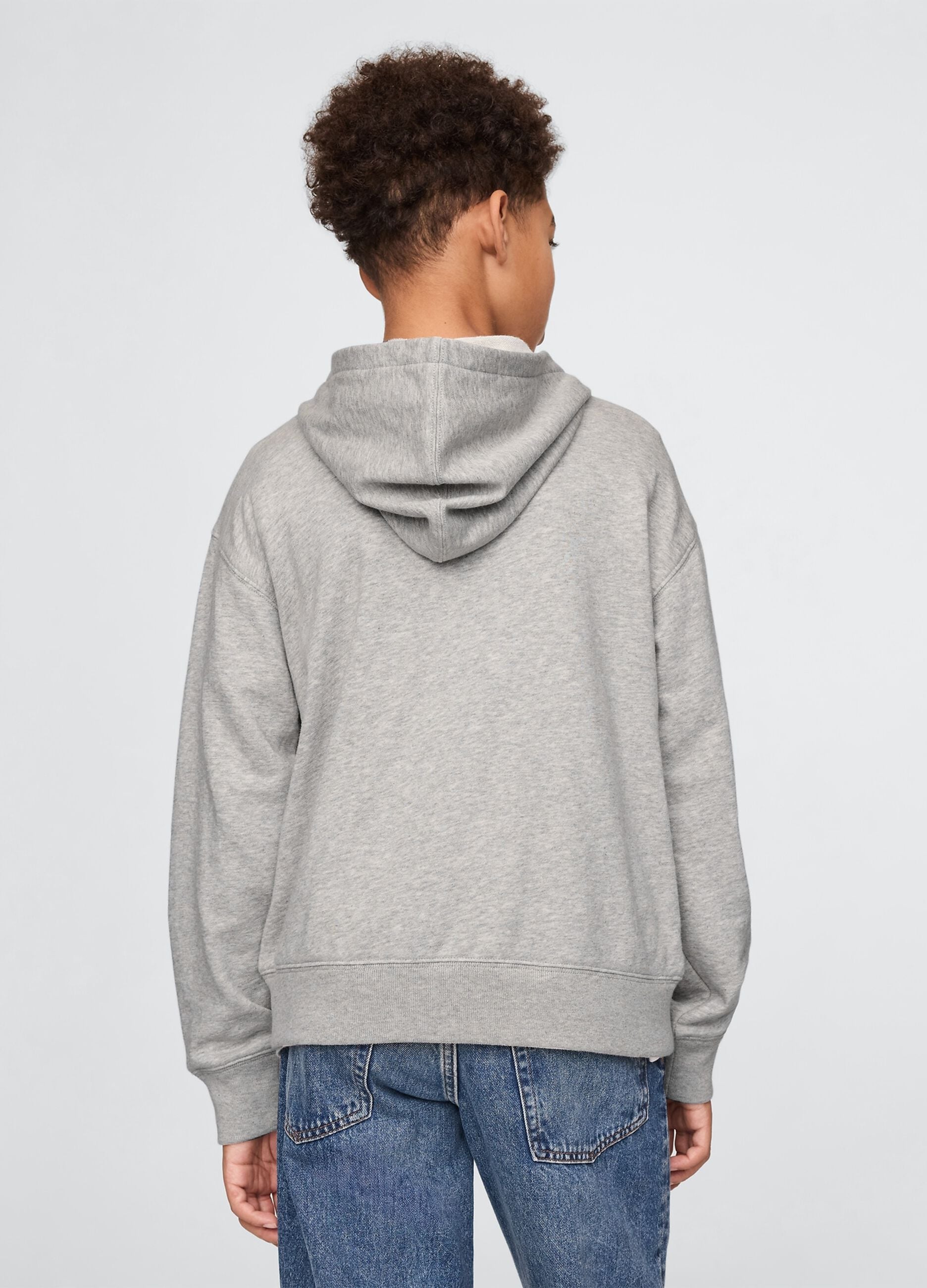 Felpa con logo GAP, cappuccio e full zip in misto cotone
