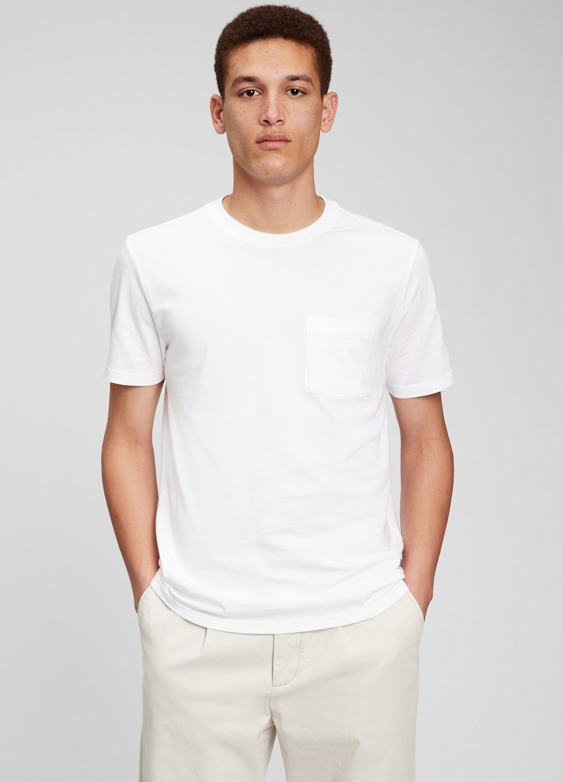 Organic cotton T-shirt with pocket