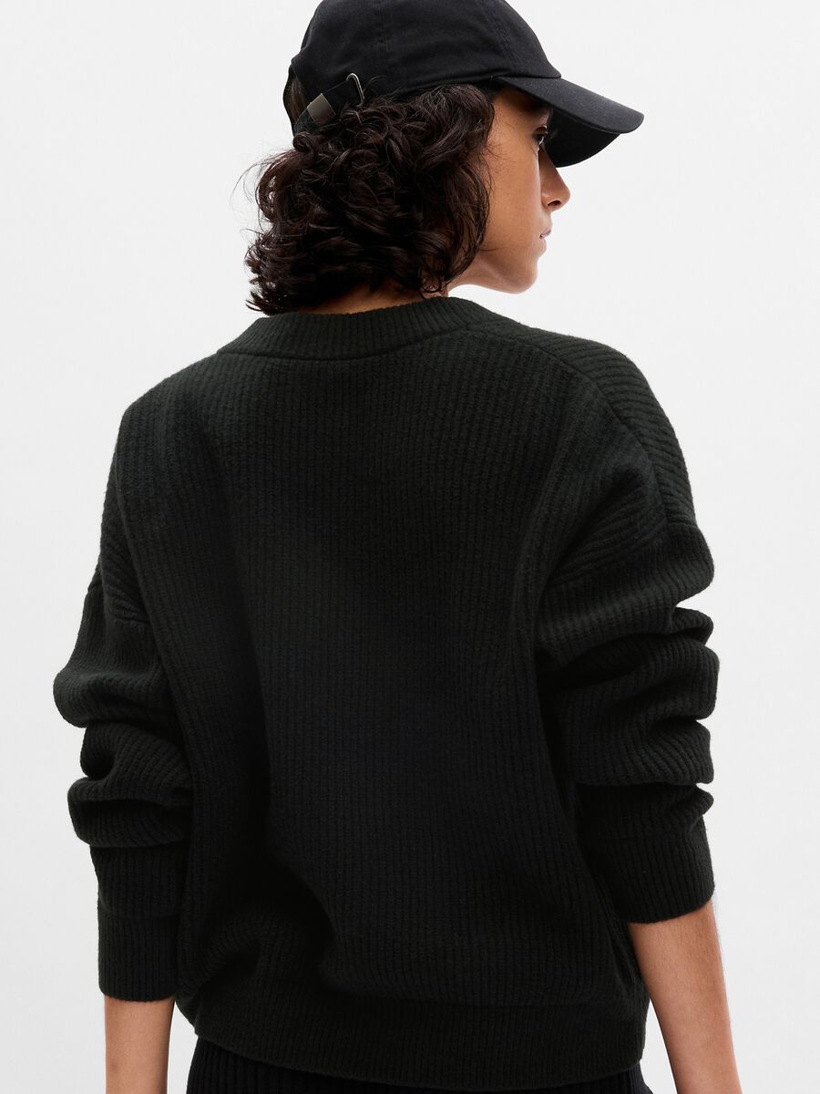 Pullover oversize scollo serafino Donna_1