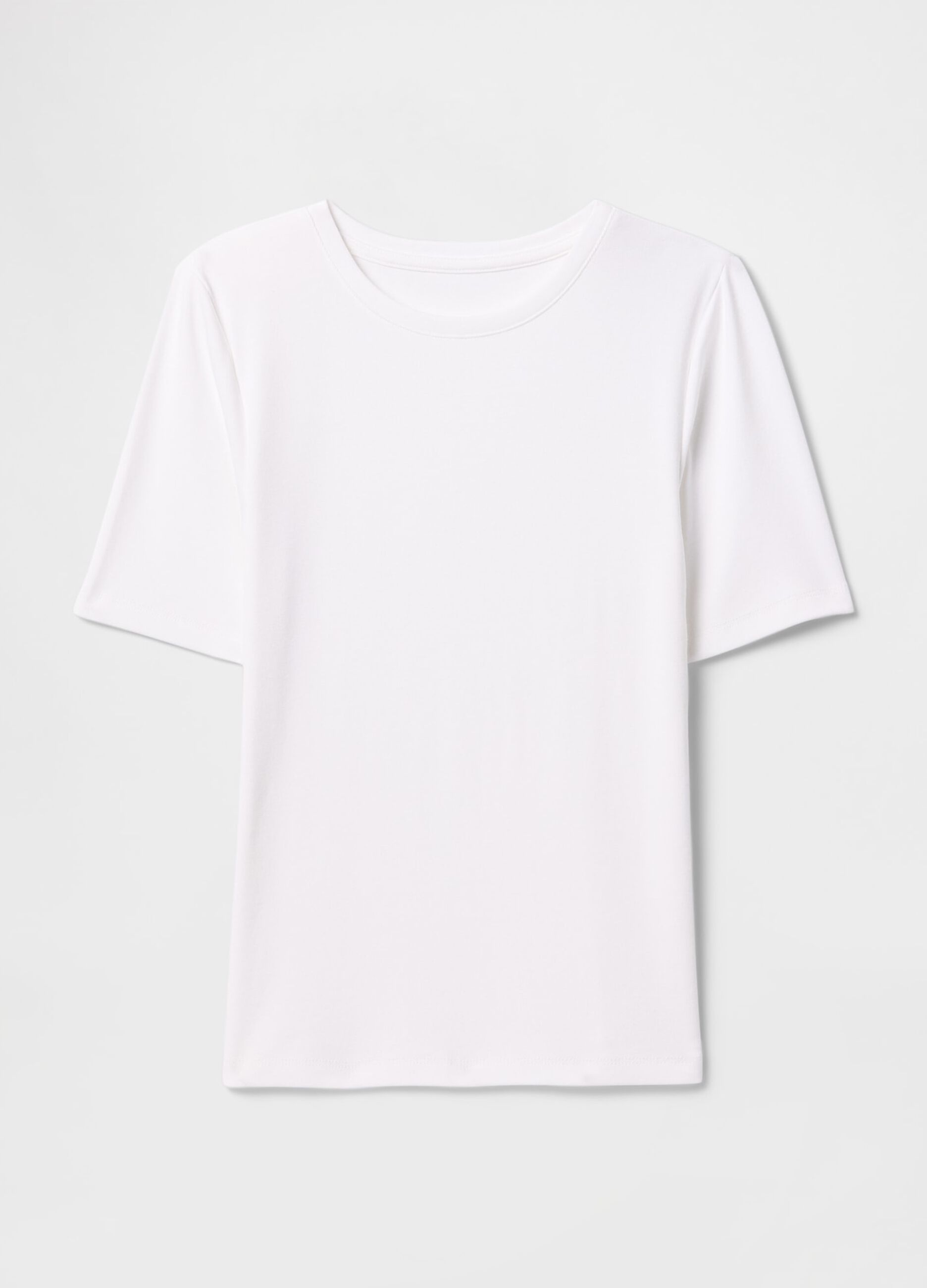 Maglietta elasticizzata a maniche corte