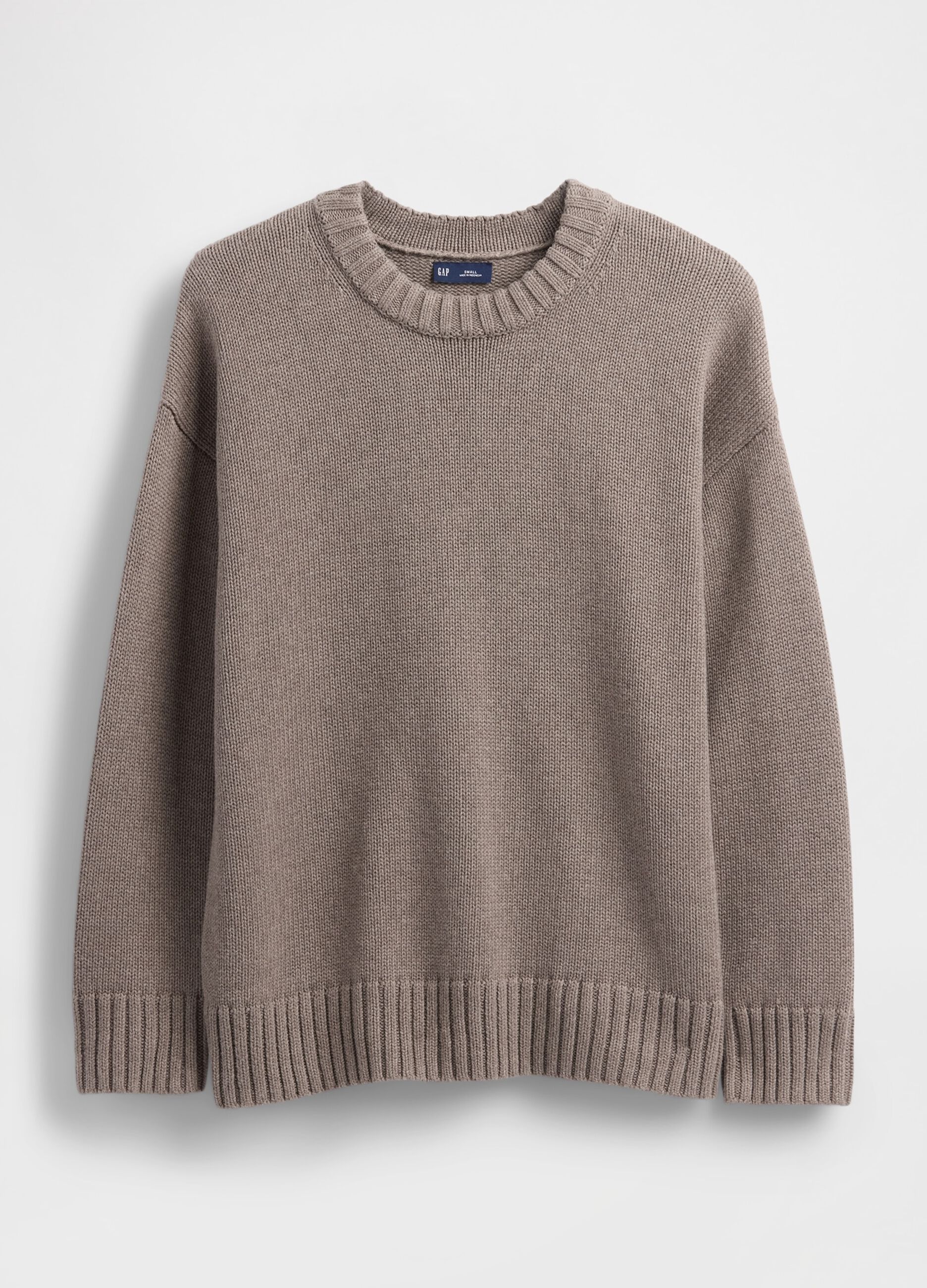 Brown Cotton Sweater
